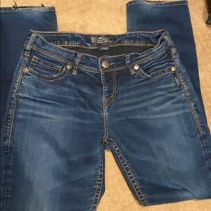 Silver Suki mid rise Straight leg jeans W29 L30